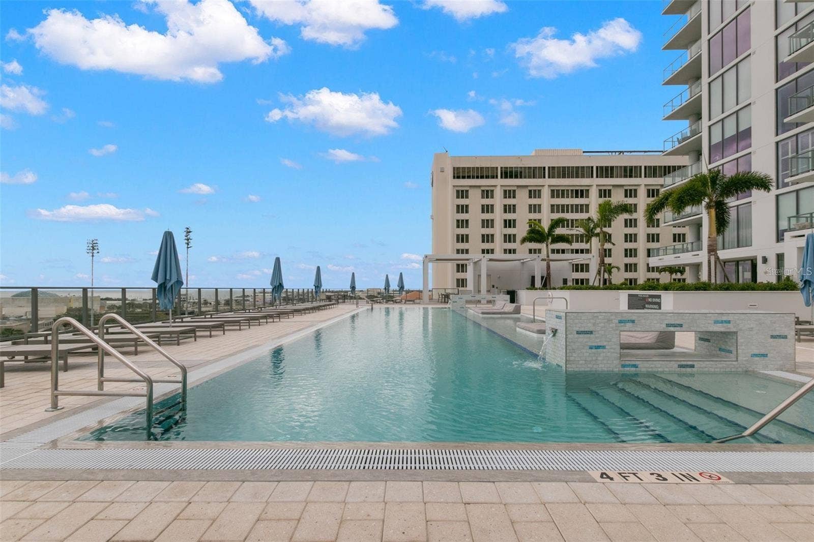 301 1ST STREET S, #1007, St Petersburg, FL 33701 Pool Deck on 7th Floor