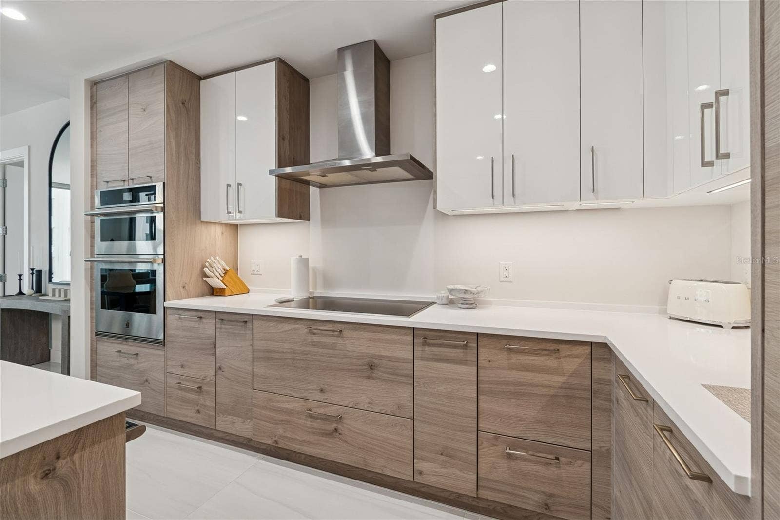 301 1ST STREET S, #1007, St Petersburg, FL 33701 European cabinetry in Bough Oak Platinum