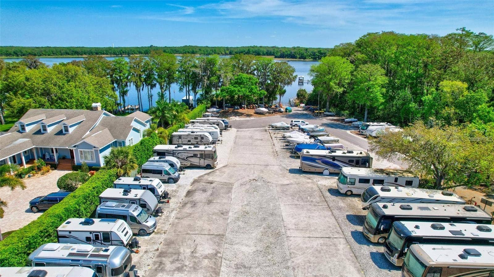 2297 E LARK CIRCLE E, #D, Palm Harbor, FL 34684 RV and boat storage by the Lake