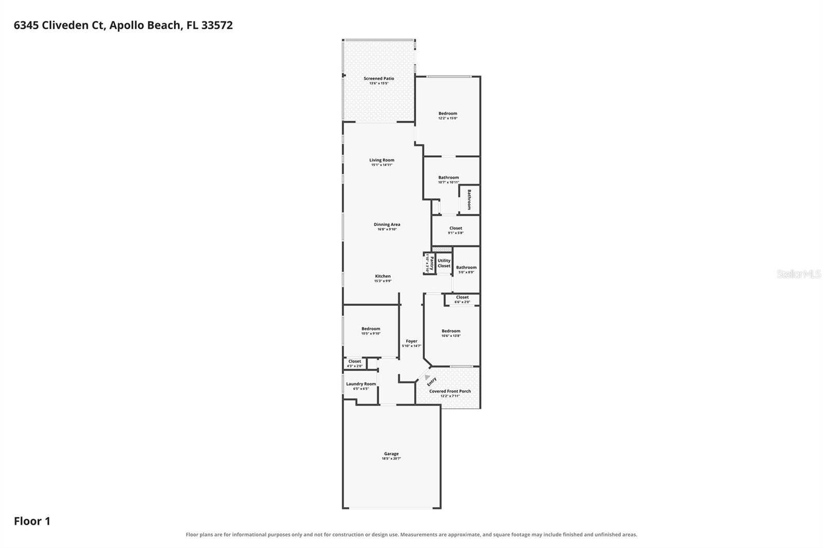 6345 CLIVEDEN COURT, Apollo Beach, FL 33572 6345 CLIVEDEN COURT, Apollo Beach, FL 33572