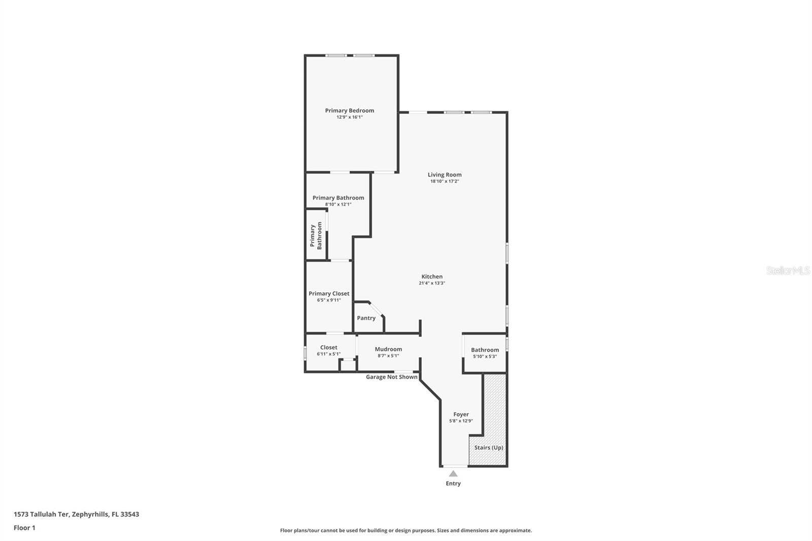 1573 TALLULAH TERRACE, Wesley Chapel, FL 33543 Floor Plan