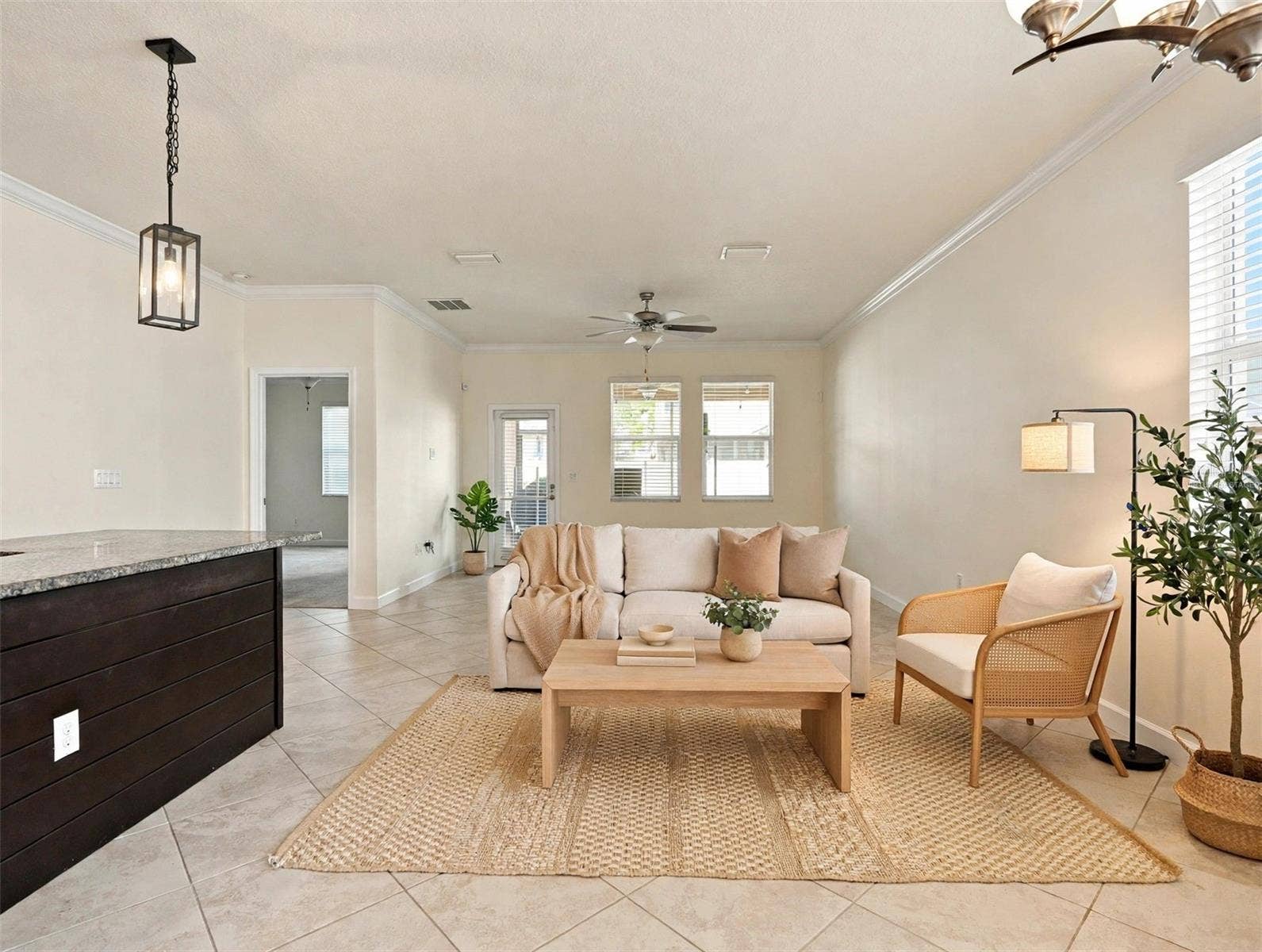 1573 TALLULAH TERRACE, Wesley Chapel, FL 33543 Living Room (virtually staged)