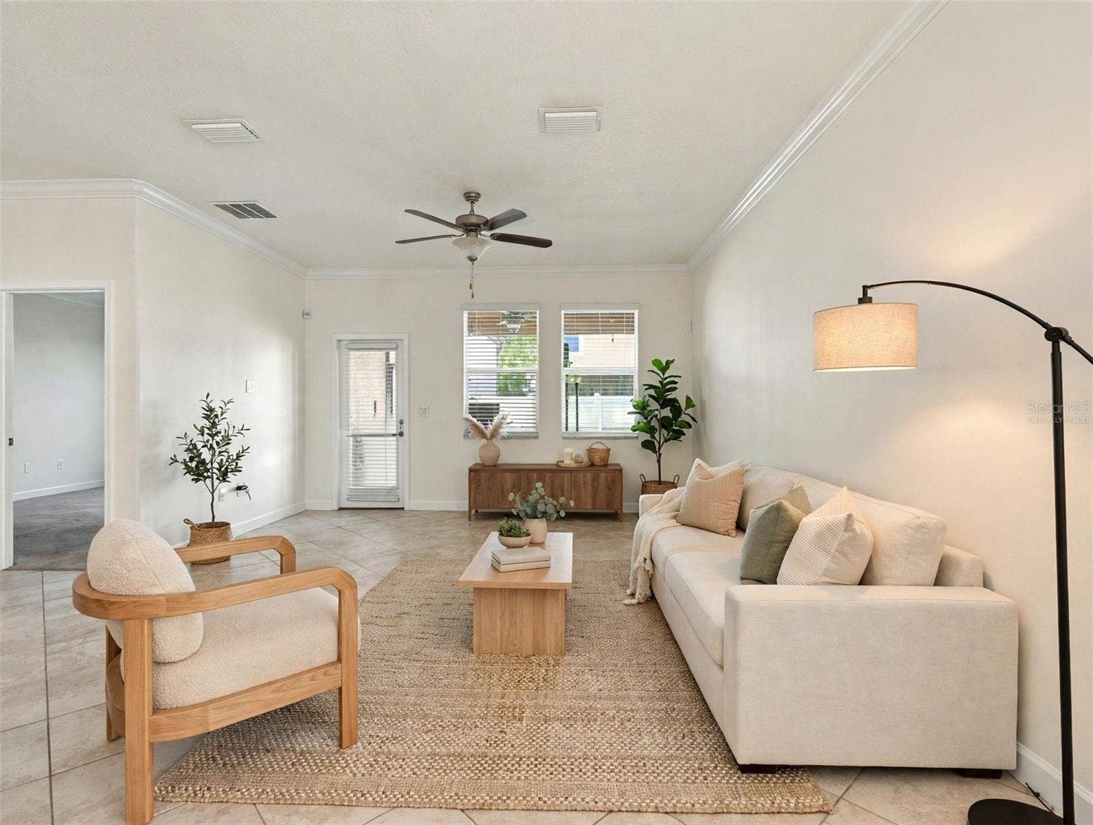 1573 TALLULAH TERRACE, Wesley Chapel, FL 33543 Living Room (virtually staged)