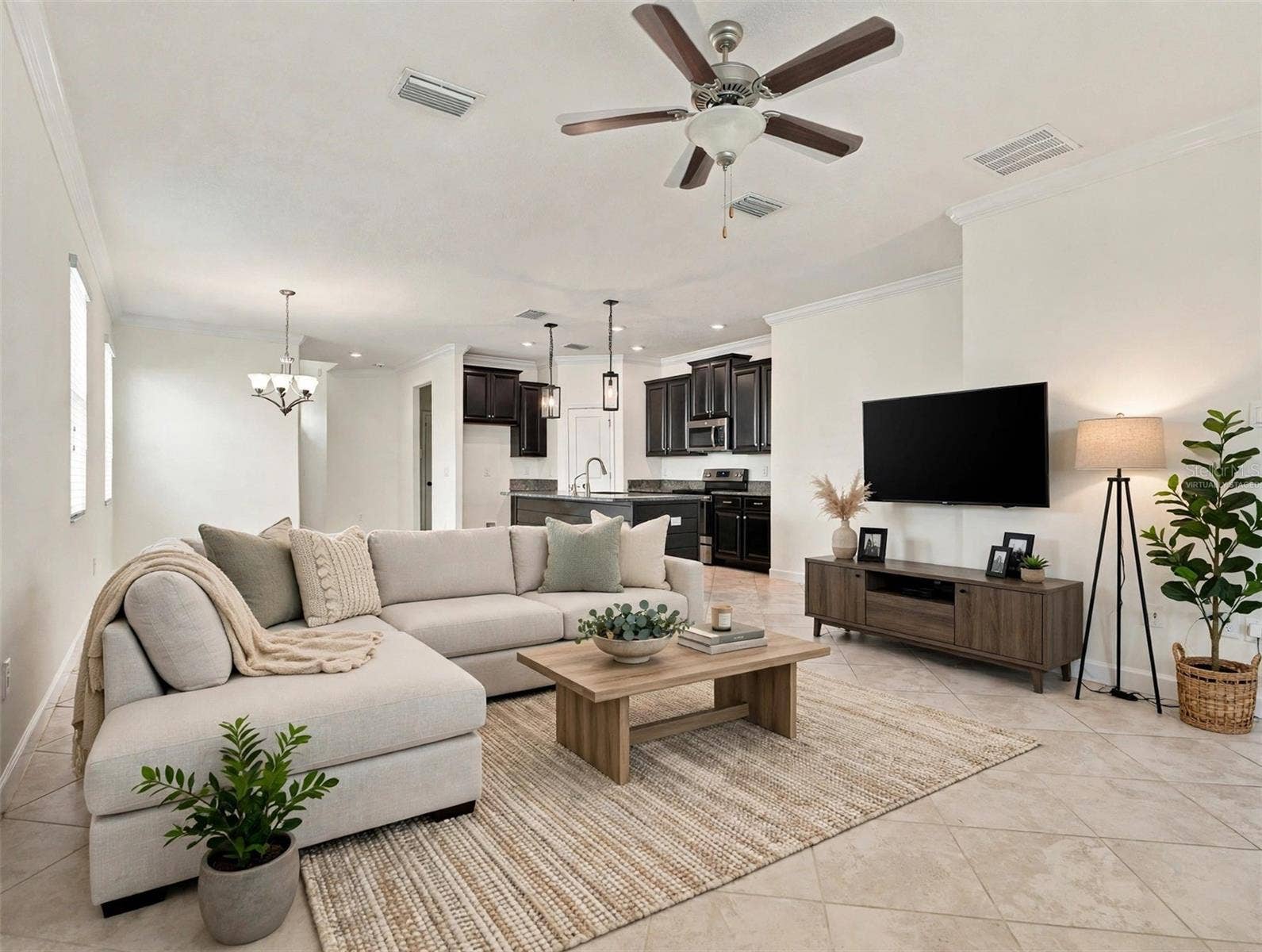 1573 TALLULAH TERRACE, Wesley Chapel, FL 33543 Great Room (virtually staged)