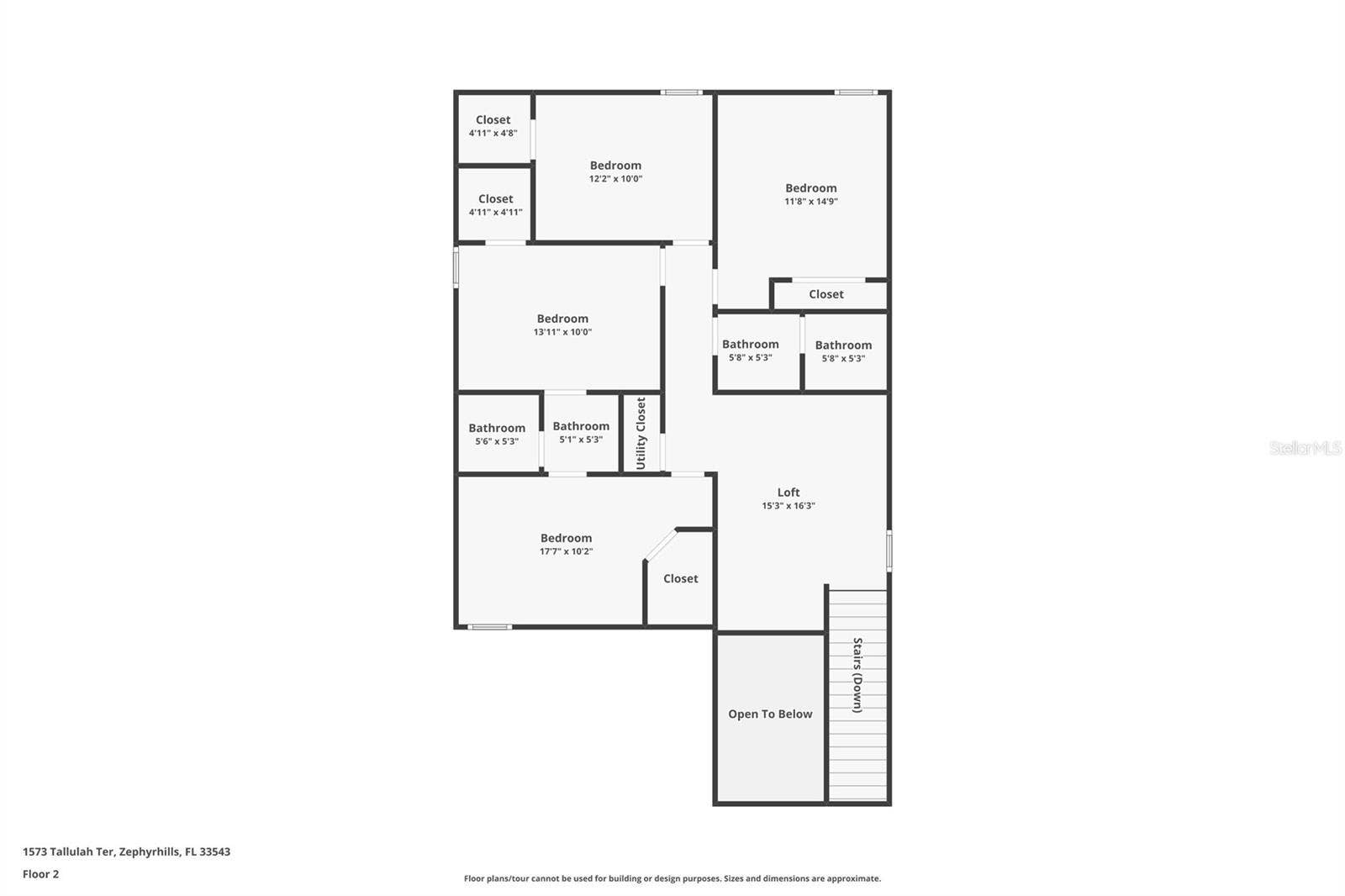 1573 TALLULAH TERRACE, Wesley Chapel, FL 33543 Floor Plan