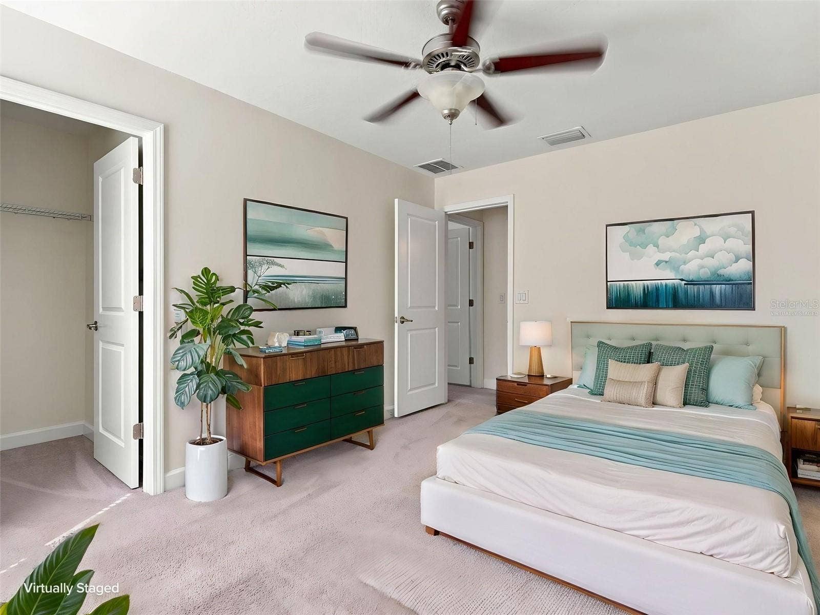 1573 TALLULAH TERRACE, Wesley Chapel, FL 33543 Bedroom 2 (virtually staged)