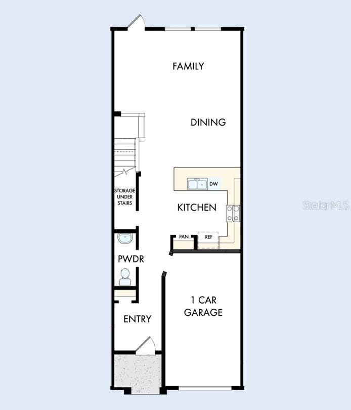 6426 JENSEN VIEW AVENUE, Apollo Beach, FL 33572 Floor Plan First Floor