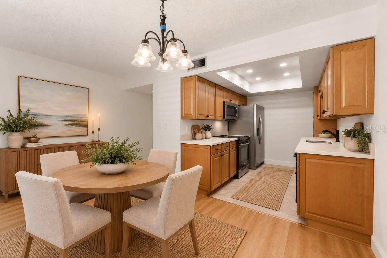 VIRTUALLY STAGED  Furnishings are for illustration only. Size, scale & placement are approximate. Buyer to verify dimensions & furniture fit.