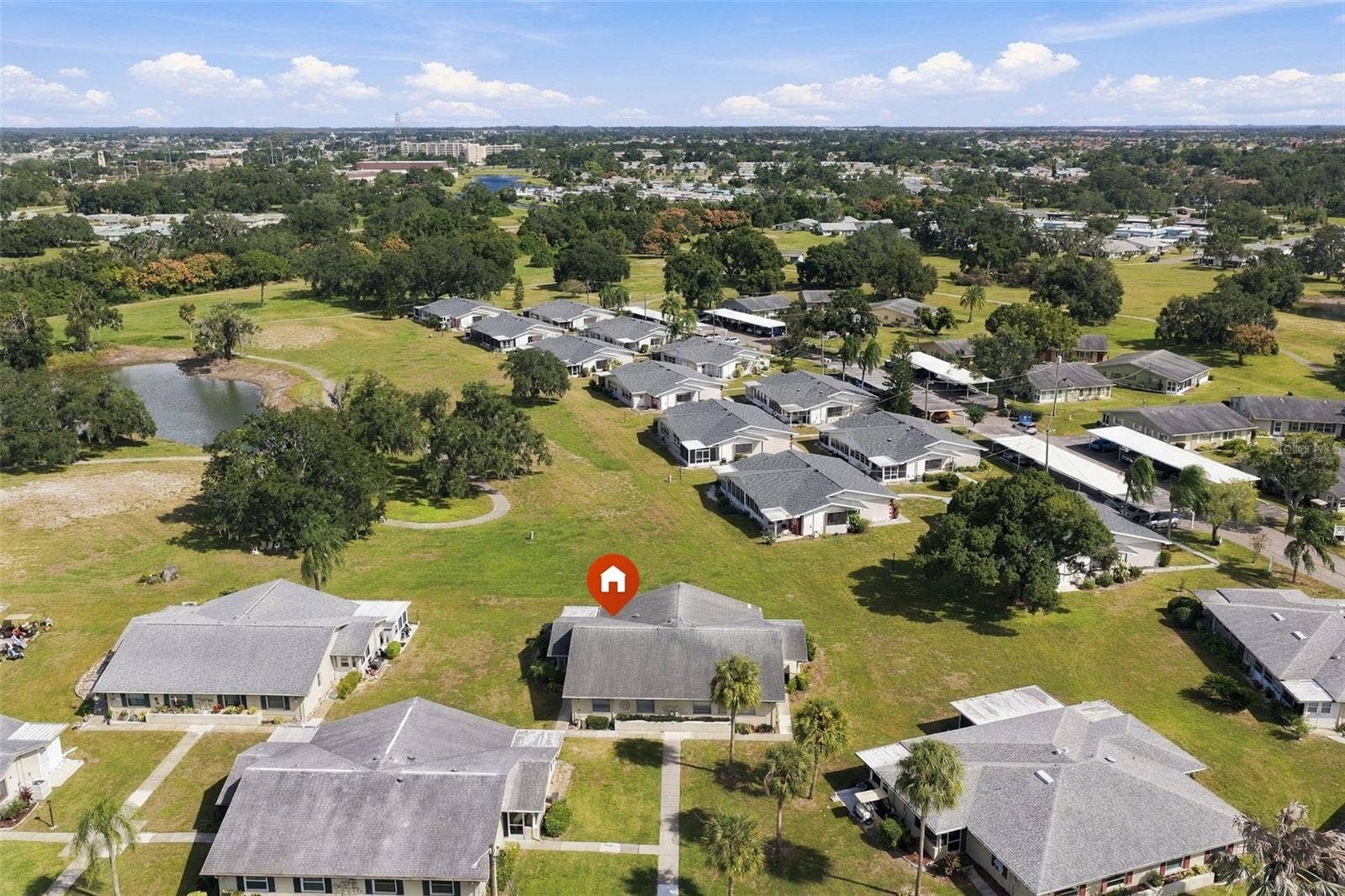 1905 CANTERBURY LANE, #8, Sun City Center, FL 33573 Lots of Land in the back
