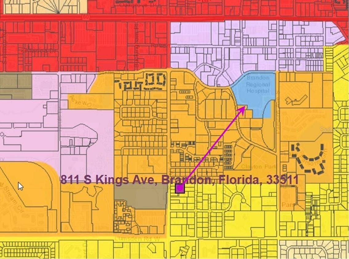 807 S KINGS AVENUE, Brandon, FL 33511 Proximity to Brandon Hospital