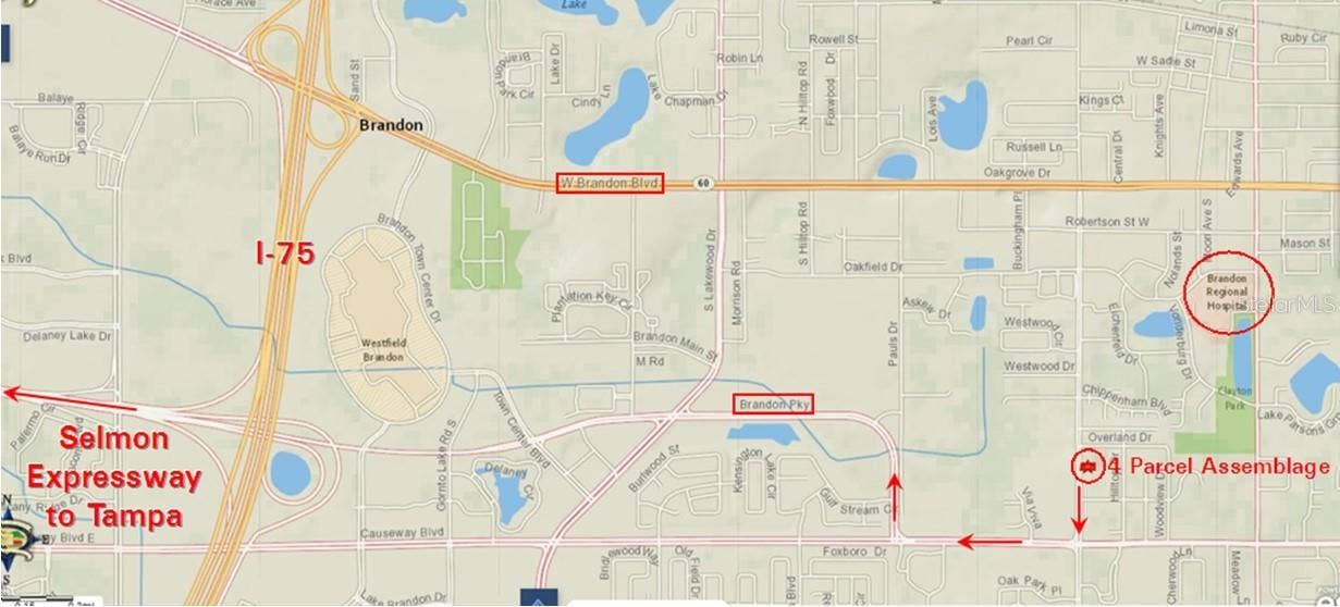 807 S KINGS AVENUE, Brandon, FL 33511 Location