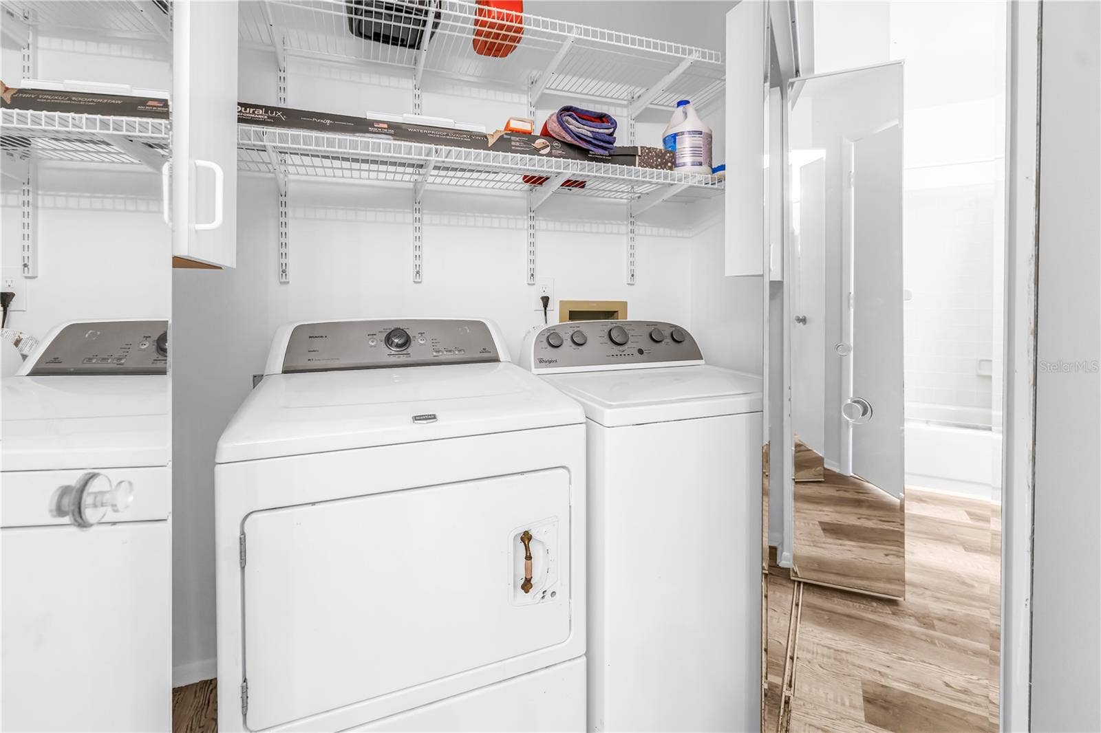 159 SUN ISLE CIR, Treasure Island, FL 33706 Laundry in closet main bath