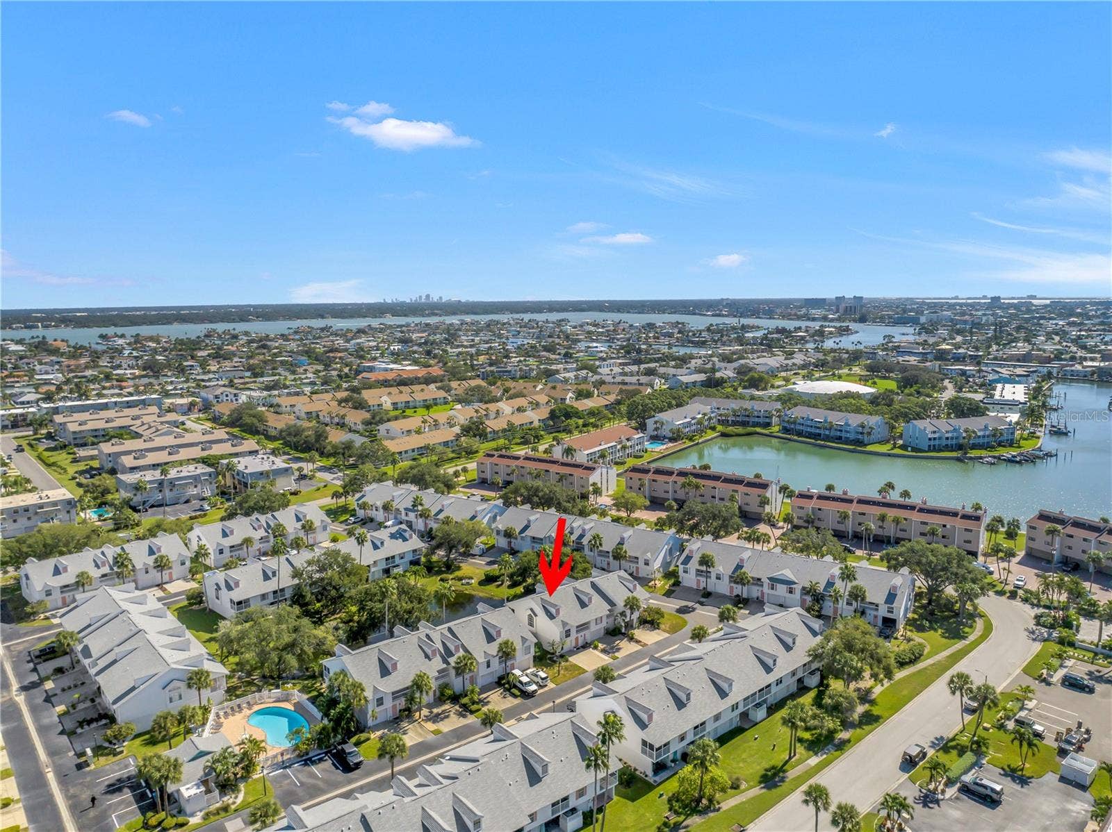 159 SUN ISLE CIR, Treasure Island, FL 33706 Downtown Saint Petersburg off in the distance