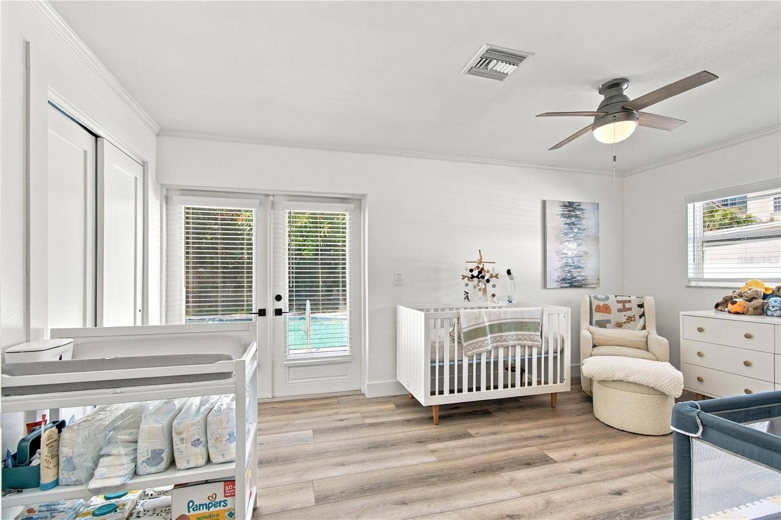 4600 BAYSHORE BOULEVARD NE, St Petersburg, FL 33703 Bedroom 2 with Built in California Closets
