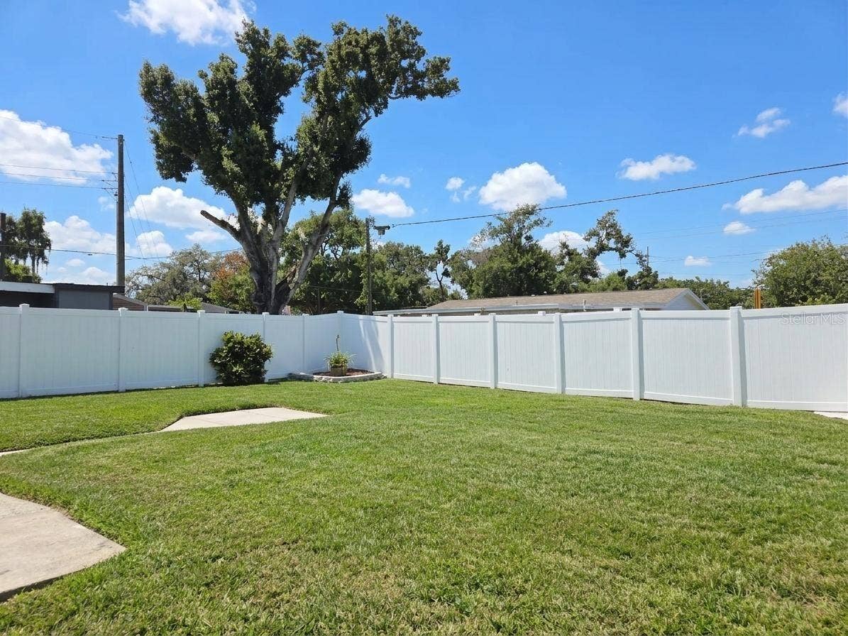 Fenced Backyard