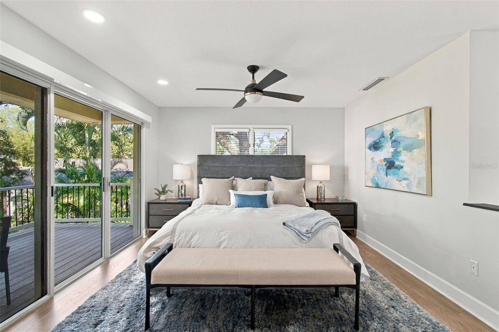 Primary Suite w/ Private Balcony (Second Floor)