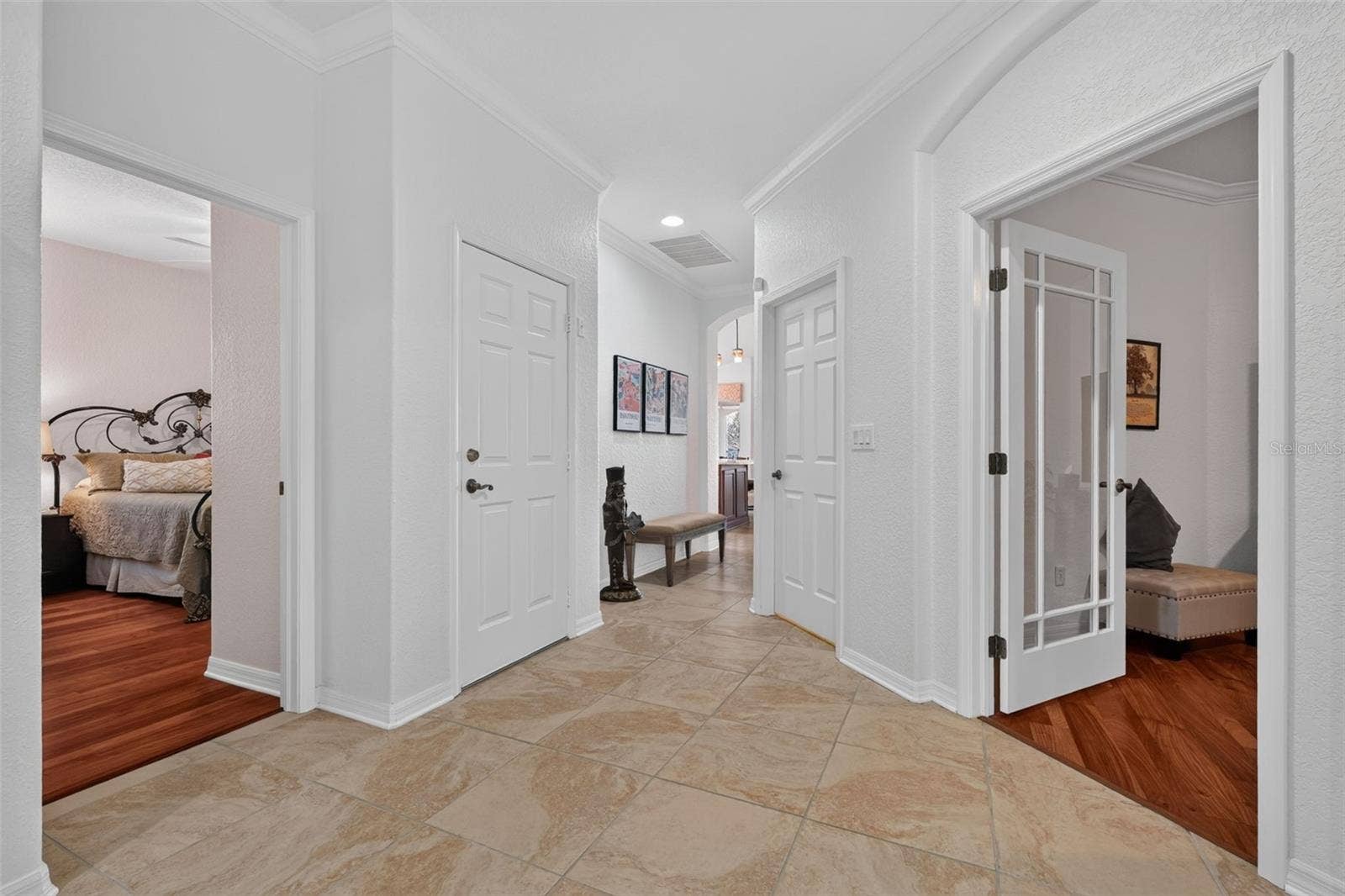 1360 EMERALD DUNES DRIVE, Sun City Center, FL 33573 Hallway to secondary bedrooms