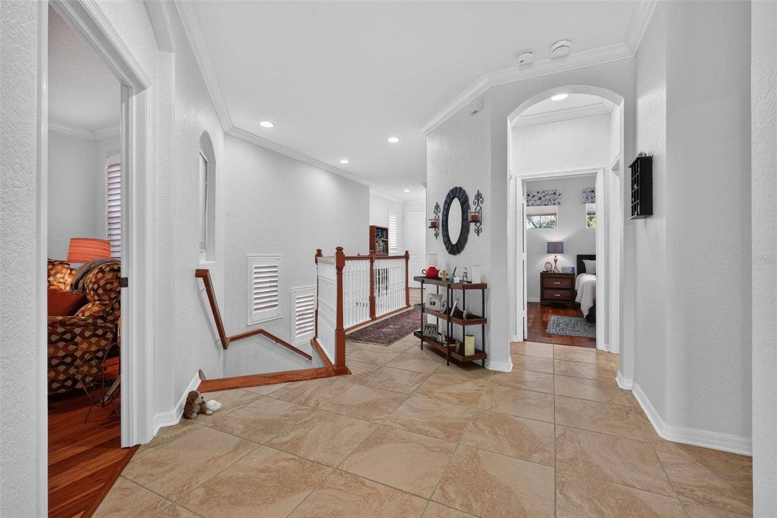 1360 EMERALD DUNES DRIVE, Sun City Center, FL 33573 Hallway to secondary bedrooms