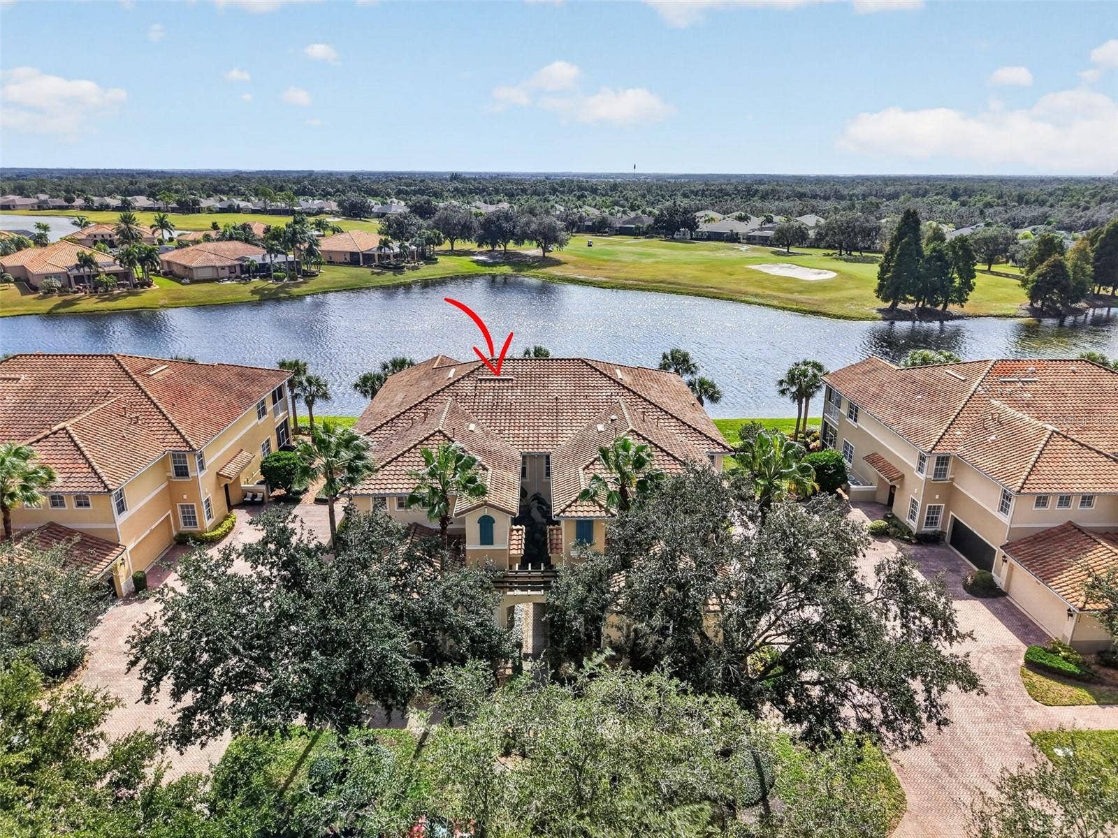 1360 EMERALD DUNES DRIVE, Sun City Center, FL 33573 Aerial view of property