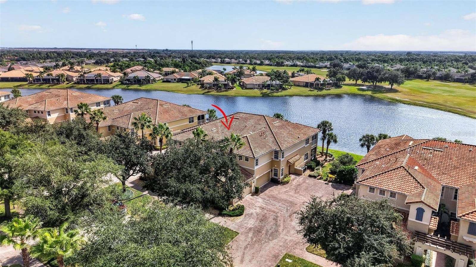 1360 EMERALD DUNES DRIVE, Sun City Center, FL 33573 Aerial view of property