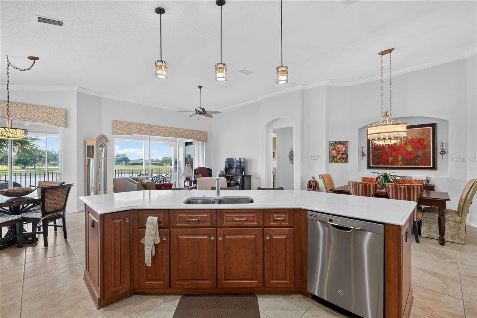 1360 EMERALD DUNES DRIVE, Sun City Center, FL 33573 Kitchen