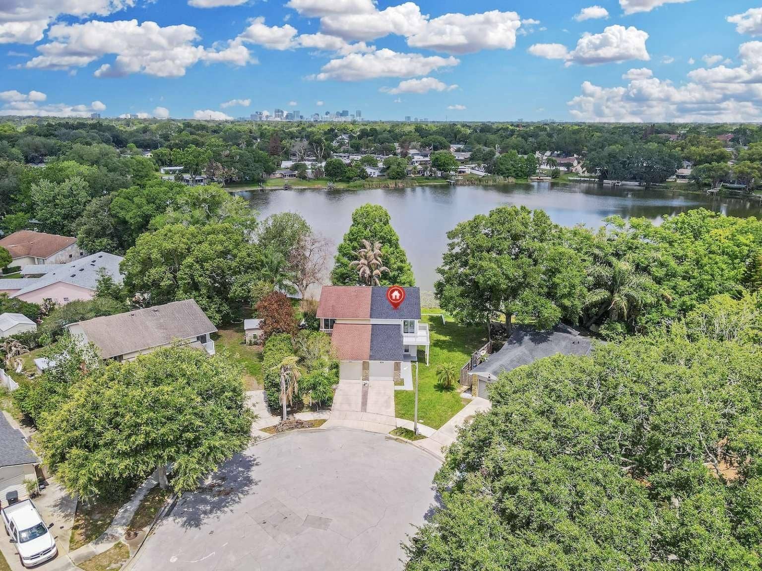 3058 GRACELAND COURT, Orlando, FL 32812 Aerial view for orientation only; not a survey or boundary representation.