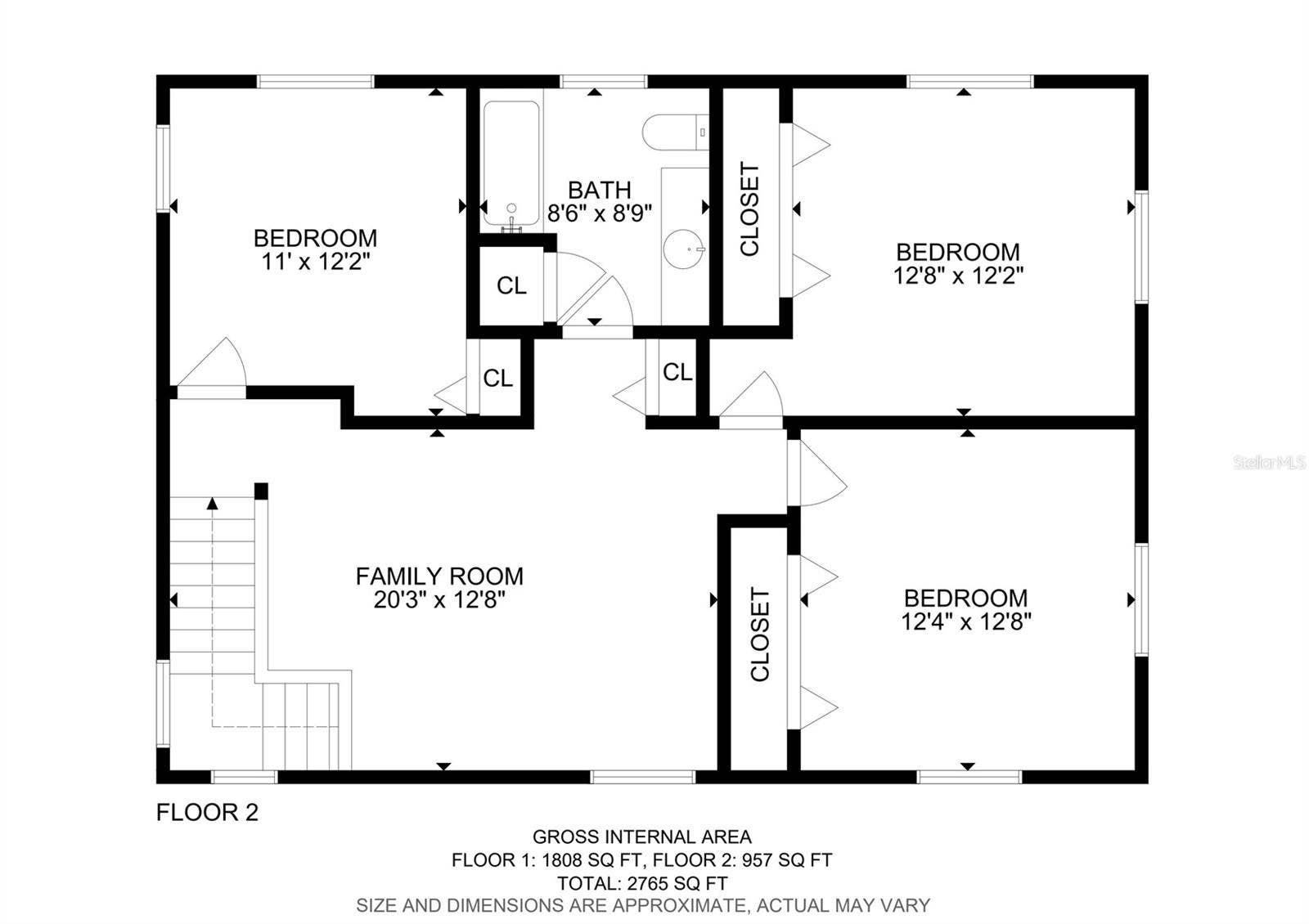 upstairs floorplan