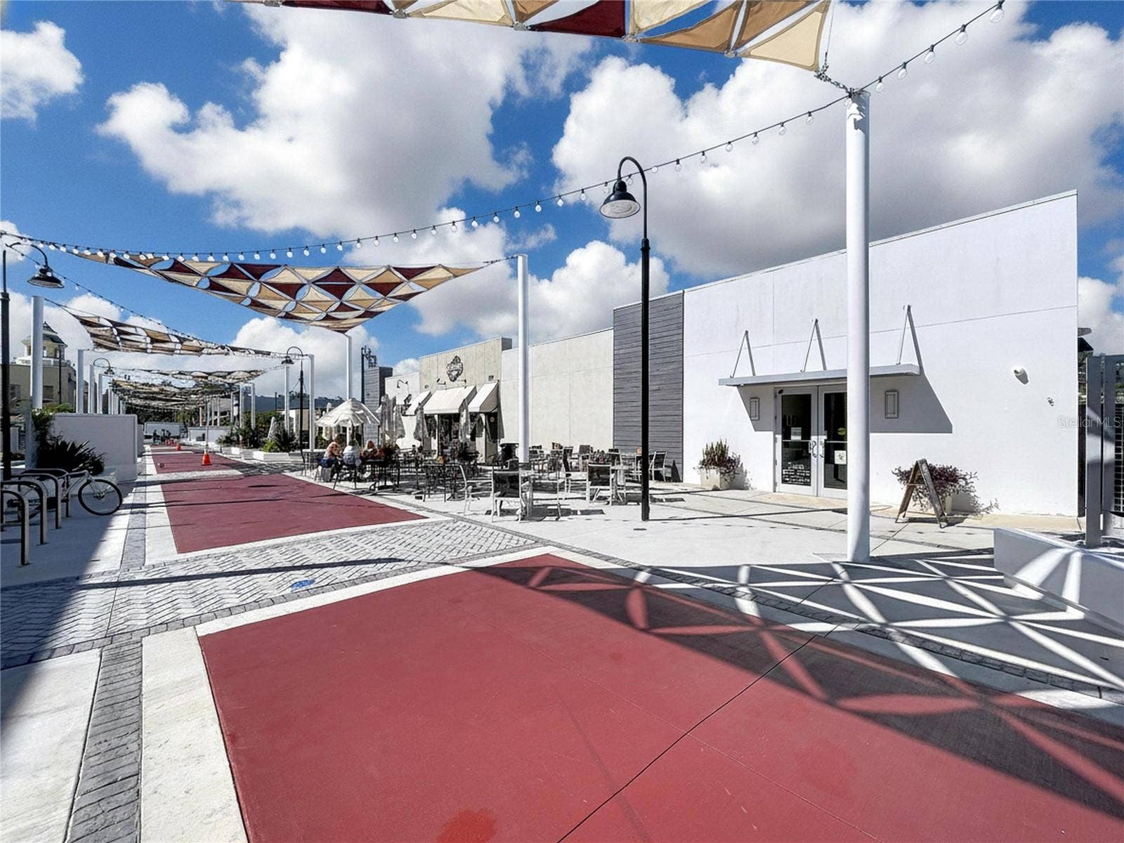 Steamworks and pedestrian walk