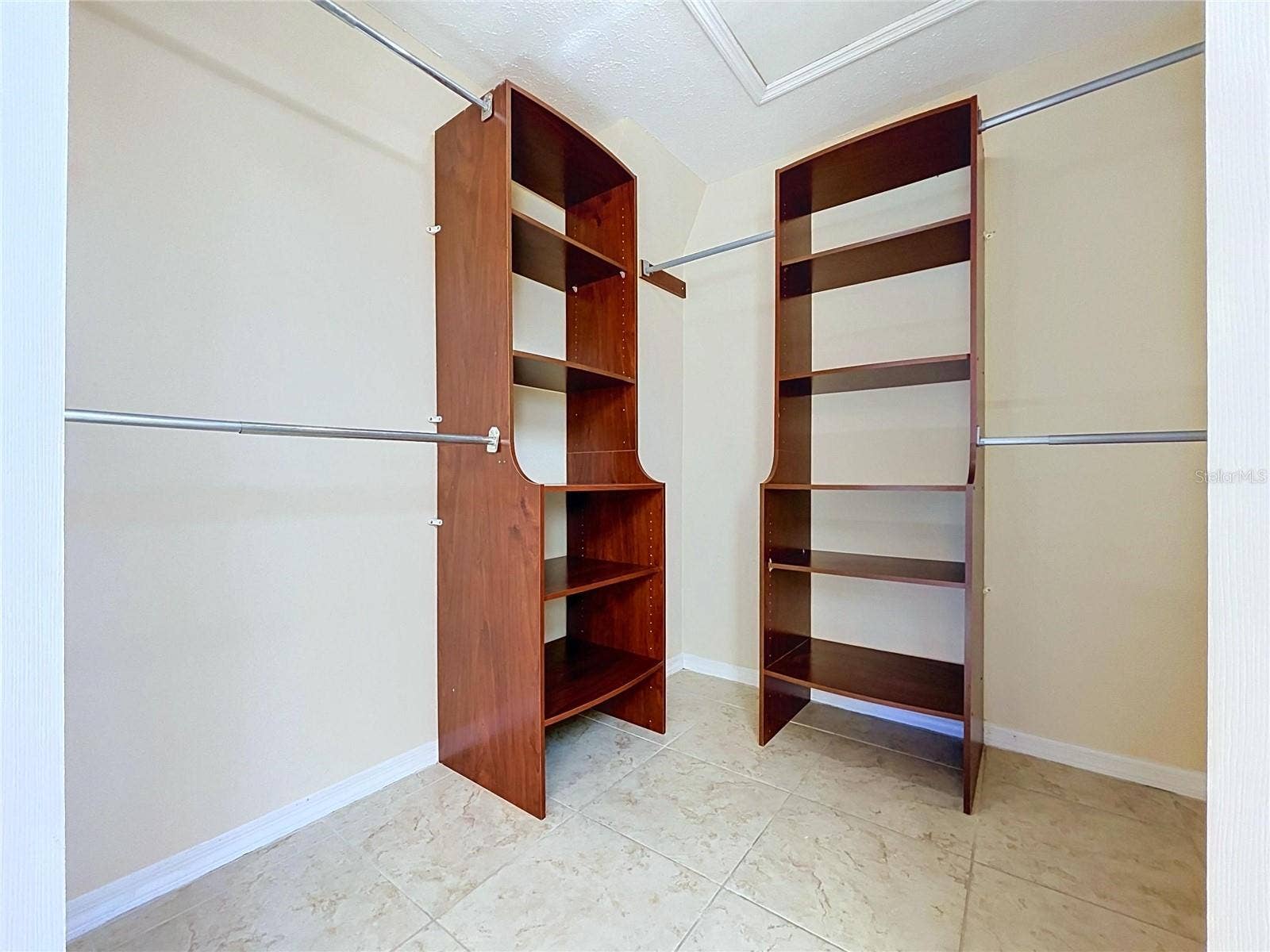Primary walk in closet