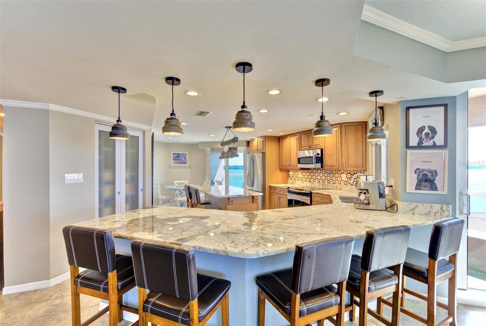 1340 GULF BOULEVARD, #10A, Clearwater, FL 33767 Kitchen with custom pantry