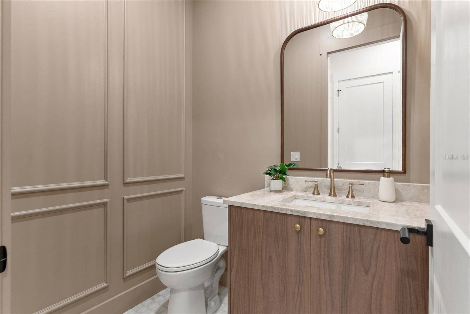downstairs powder bath