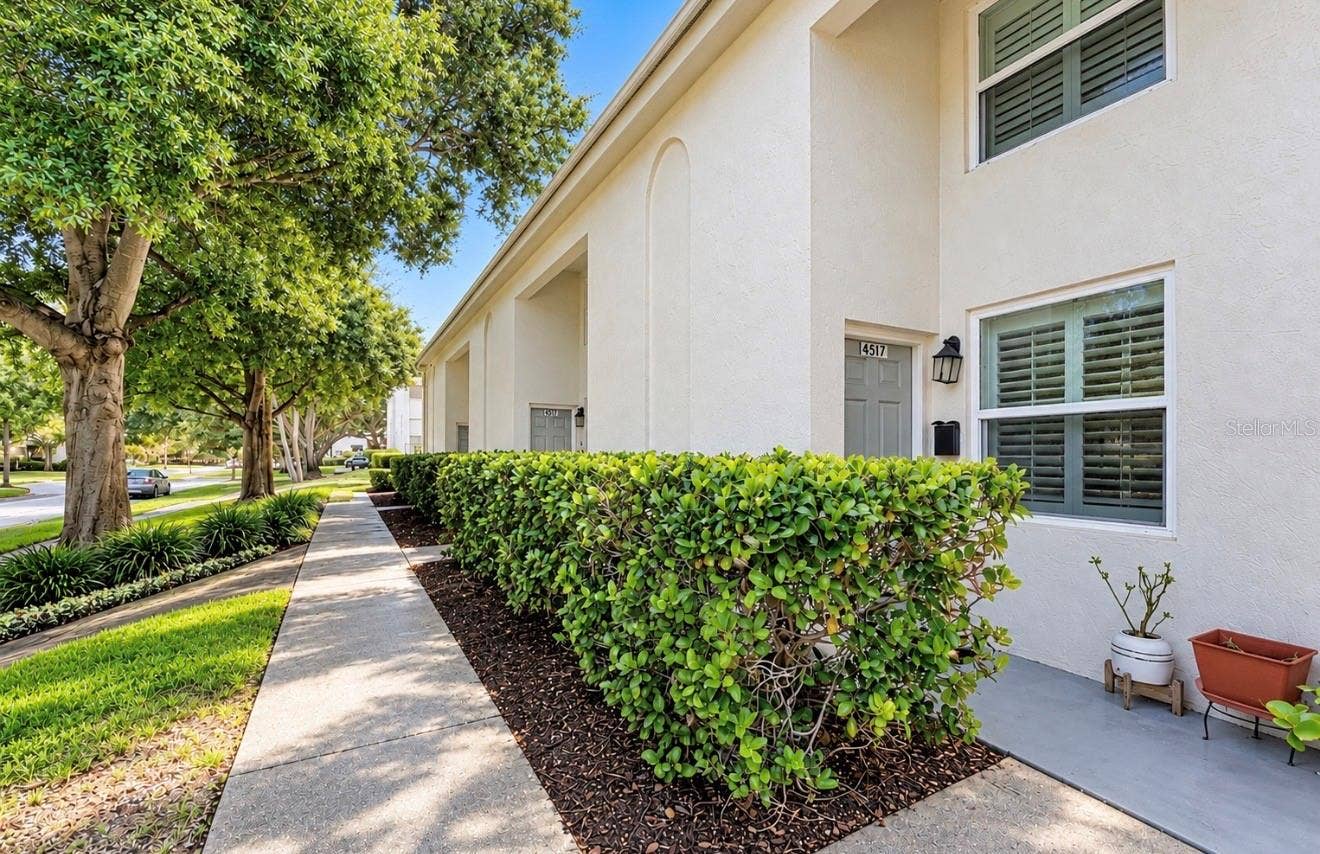 4517 W LA VILLA LANE, Tampa, FL 33611 This is the sidewalk and entry way from the front door