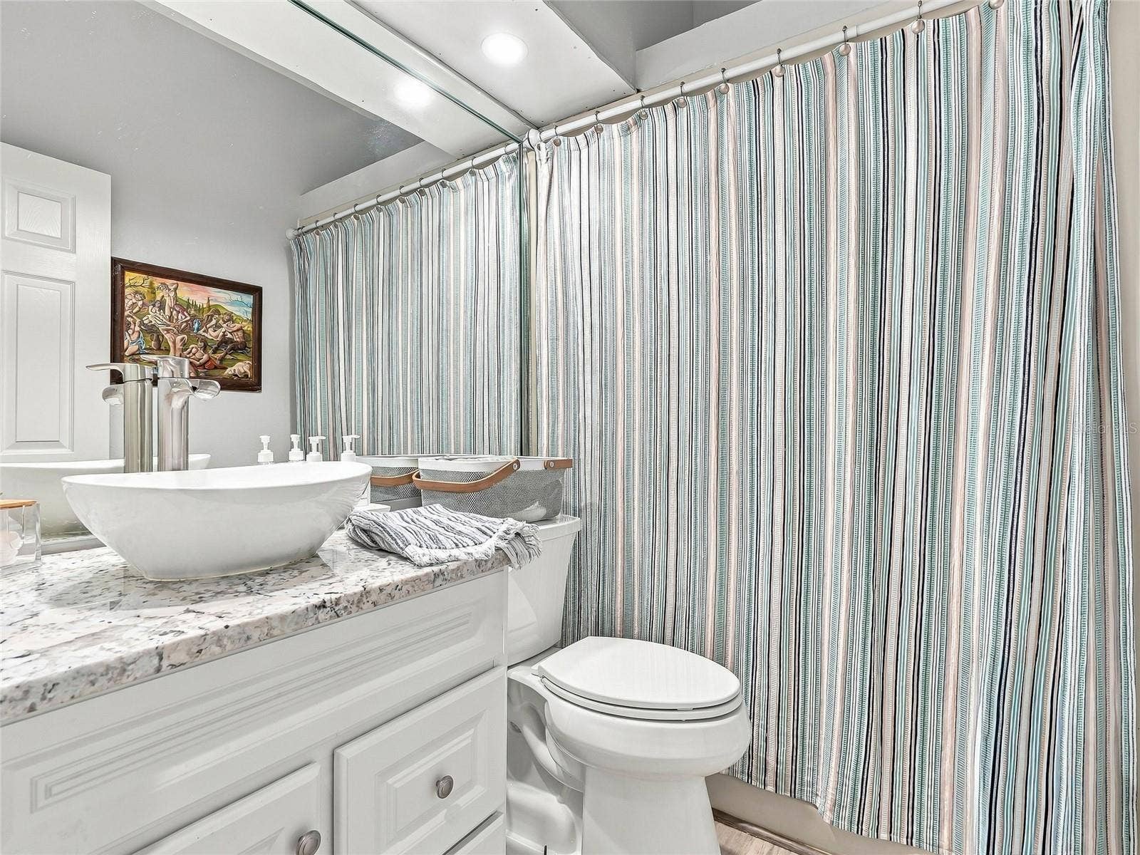19480 SW 94TH STREET, Dunnellon, FL 34432 Main Bathroom, updated vanity and vessel sink