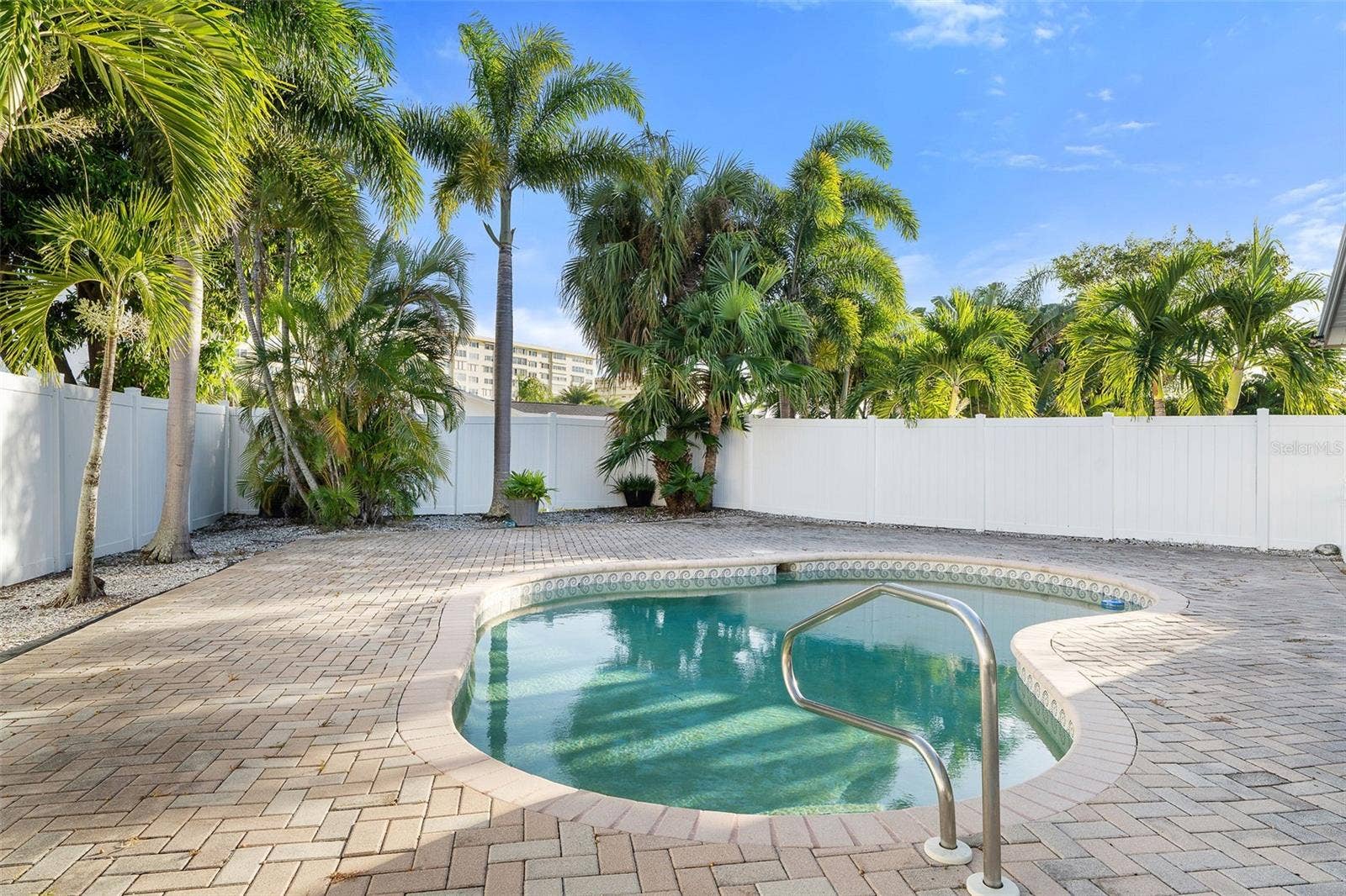 Pool and patio area