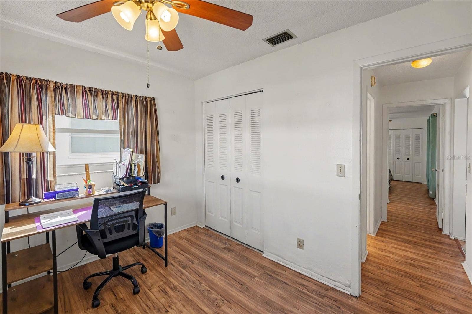 3474 101ST TERRACE N, Pinellas Park, FL 33782 2nd Bedroom with Ceiling Fan