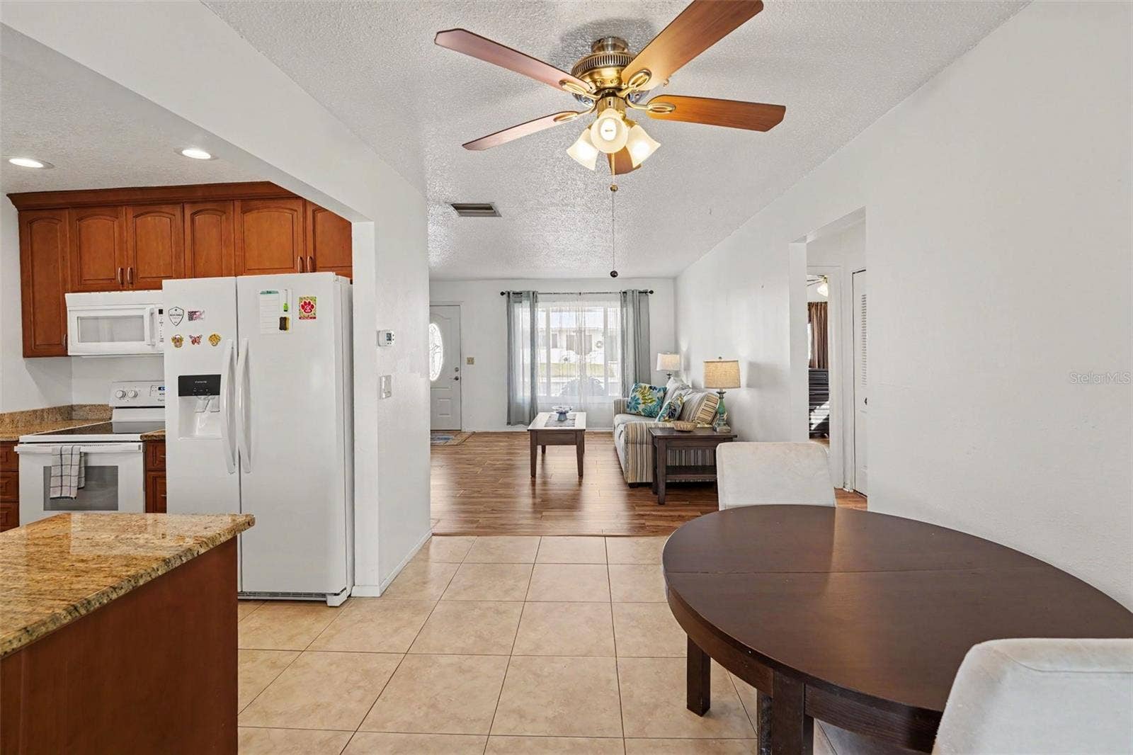 3474 101ST TERRACE N, Pinellas Park, FL 33782 Dining Area with Ceiling Fan