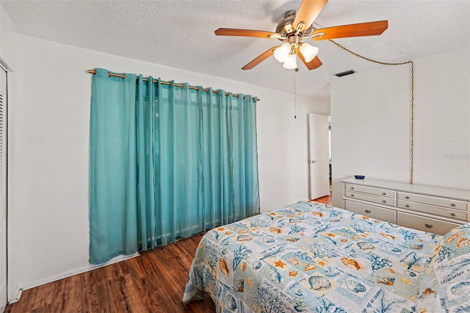 3474 101ST TERRACE N, Pinellas Park, FL 33782 Primary Bedroom with Ceiling Fan