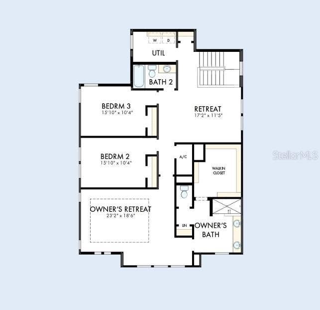 6431 PONDER WAY, Clermont, FL 34714 Floor Plan Second Floor