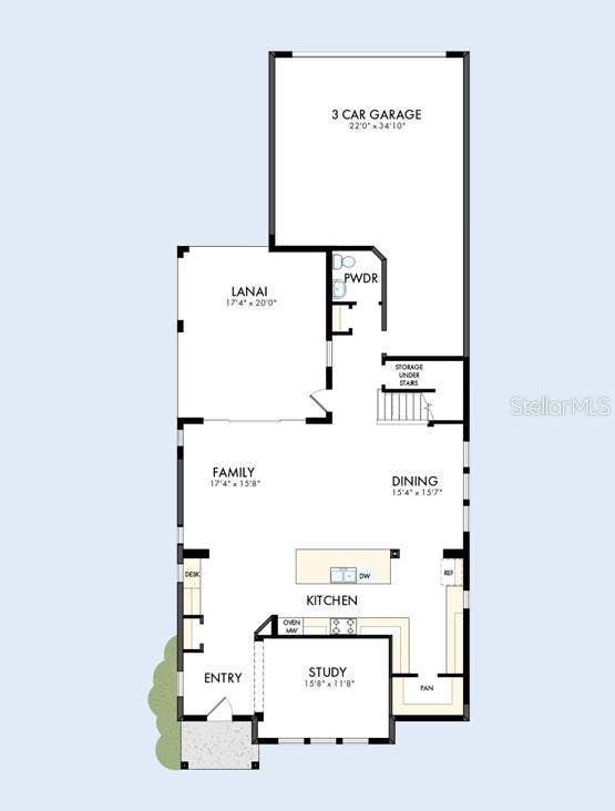 6431 PONDER WAY, Clermont, FL 34714 Floor Plan First Floor
