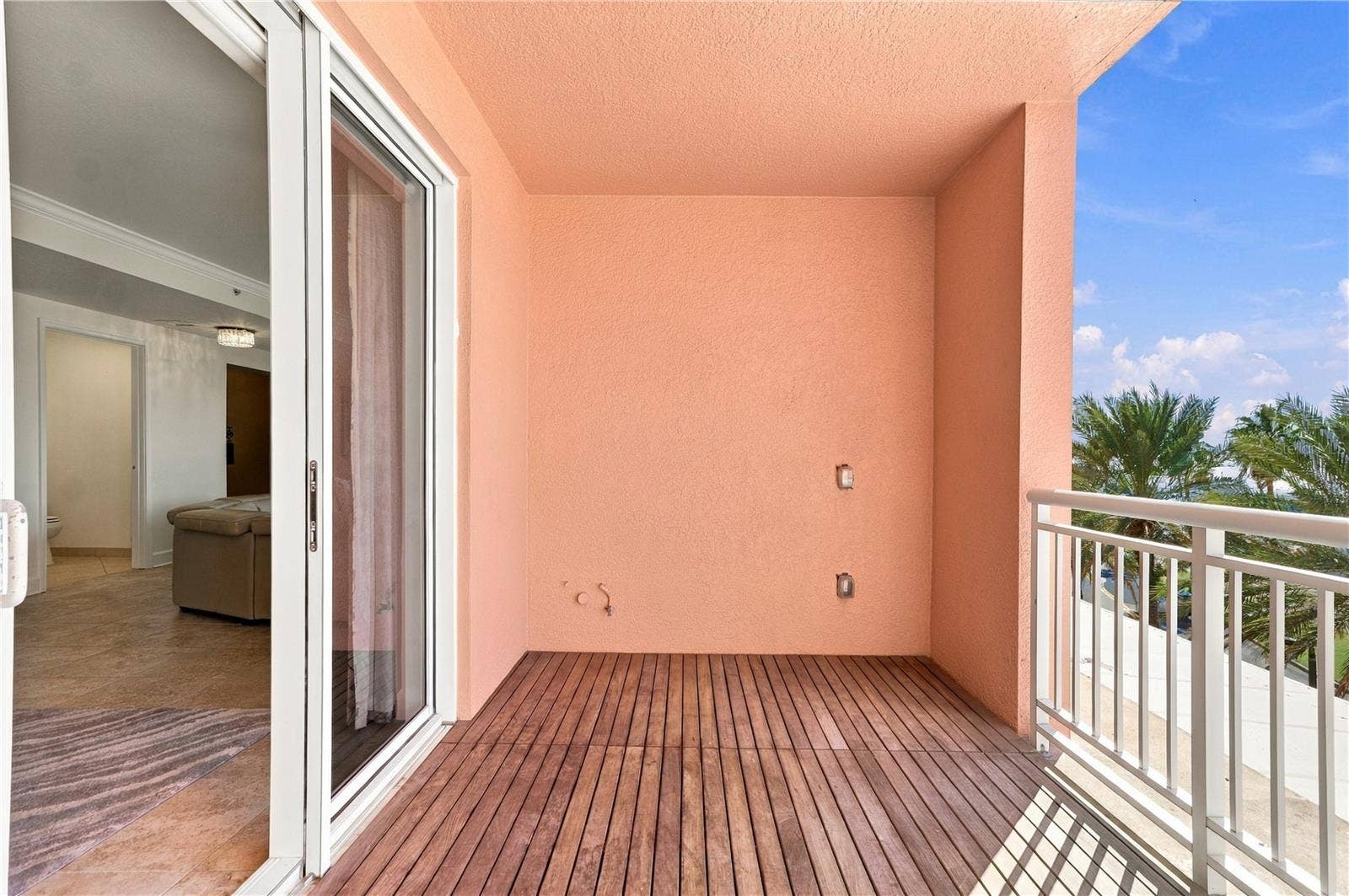 301 S GULFVIEW BOULEVARD, #303, Clearwater, FL 33767 Dinning room balcony with option to buils out wet bar