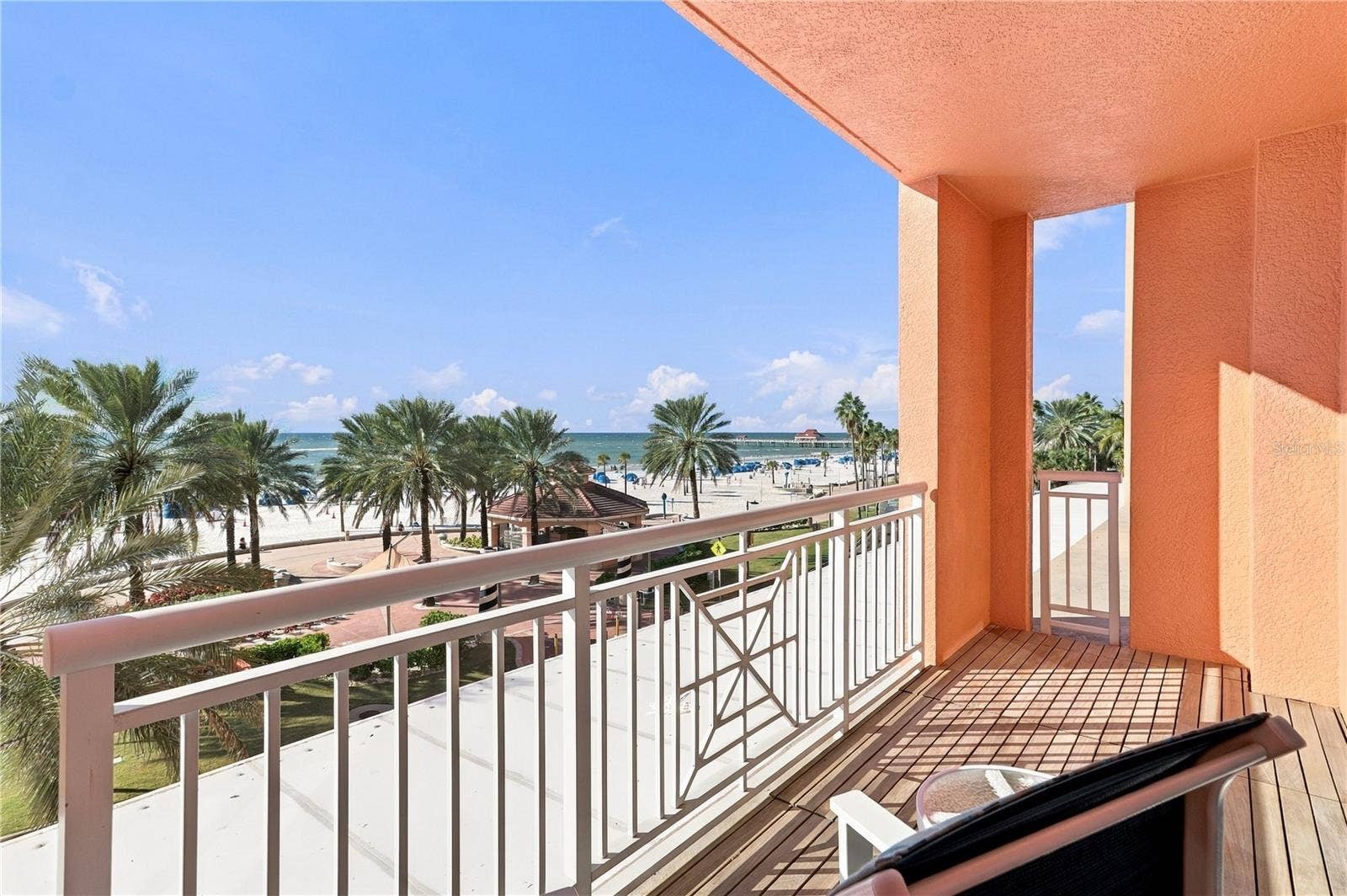 301 S GULFVIEW BOULEVARD, #303, Clearwater, FL 33767 Guest bedroom balcony