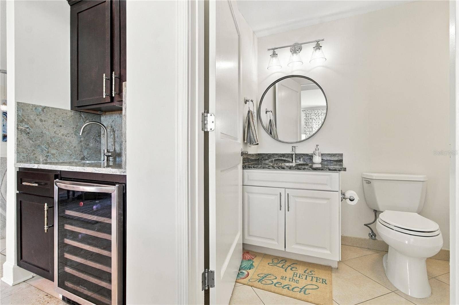 301 S GULFVIEW BOULEVARD, #303, Clearwater, FL 33767 Wet bar & Guest bathroom