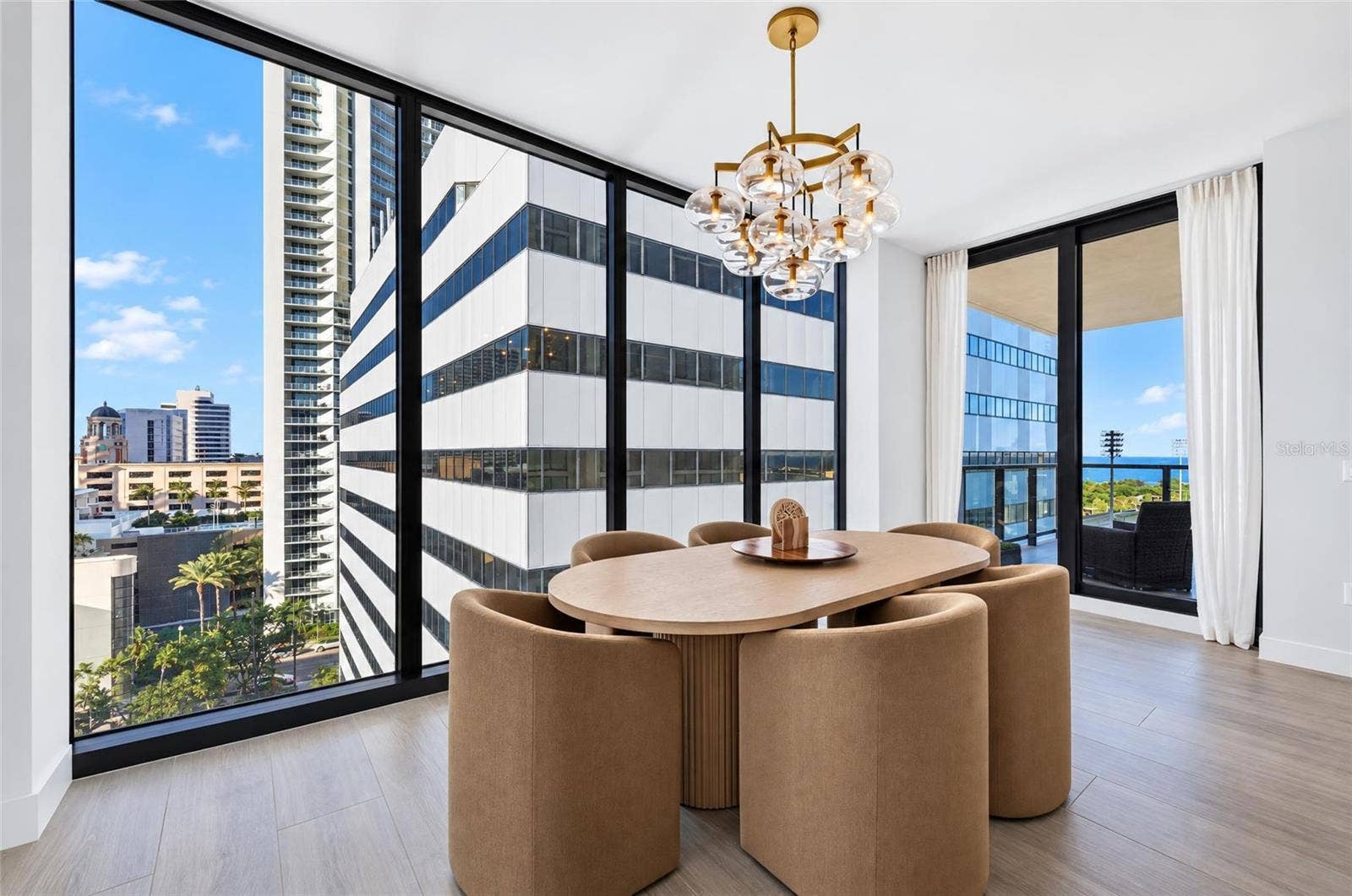 301 1ST STREET S, #1004, St Petersburg, FL 33701 Dining Room View From Second Bedroom