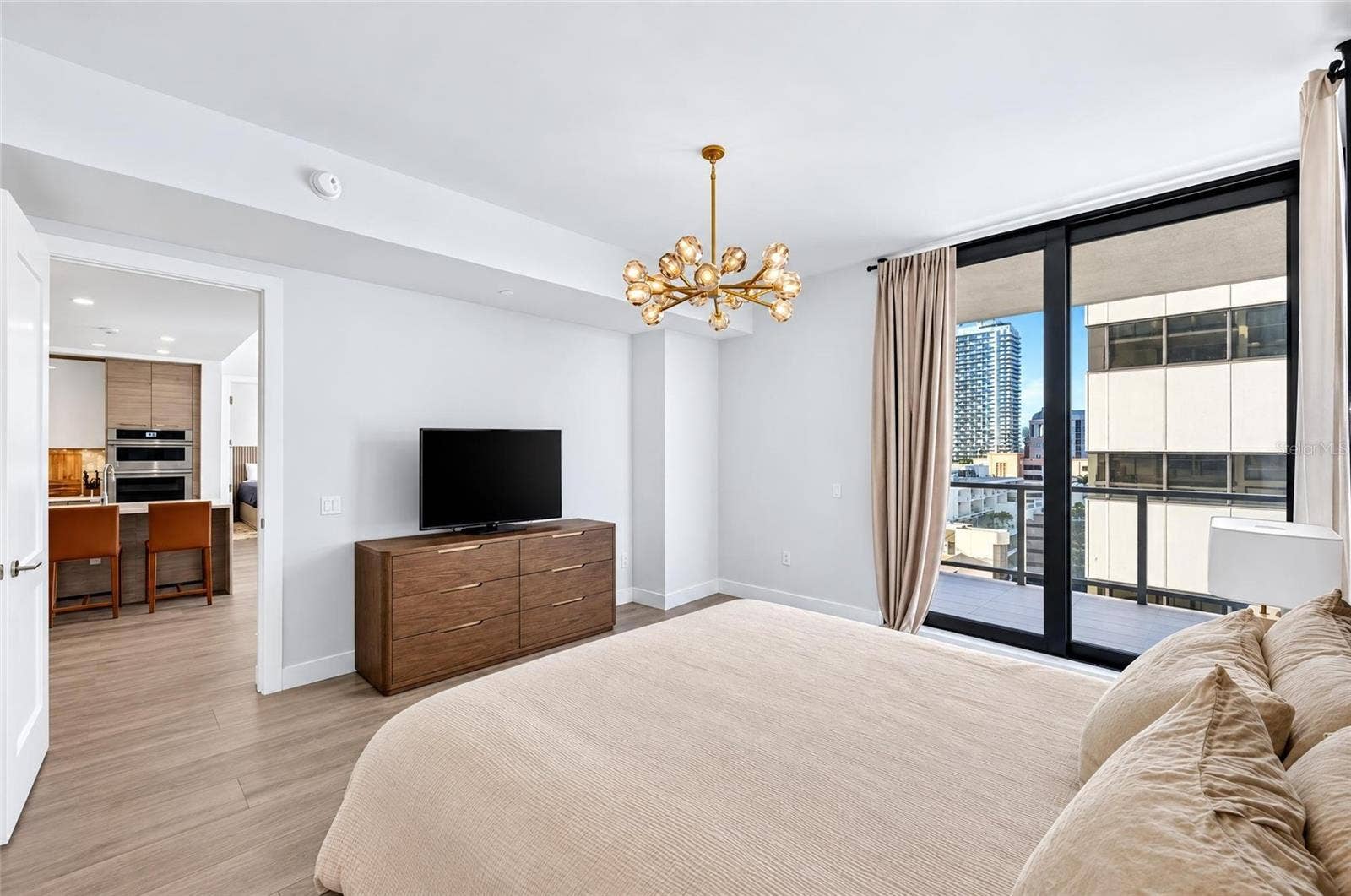301 1ST STREET S, #1004, St Petersburg, FL 33701 Primary Bedroom With Terrace and en Suite