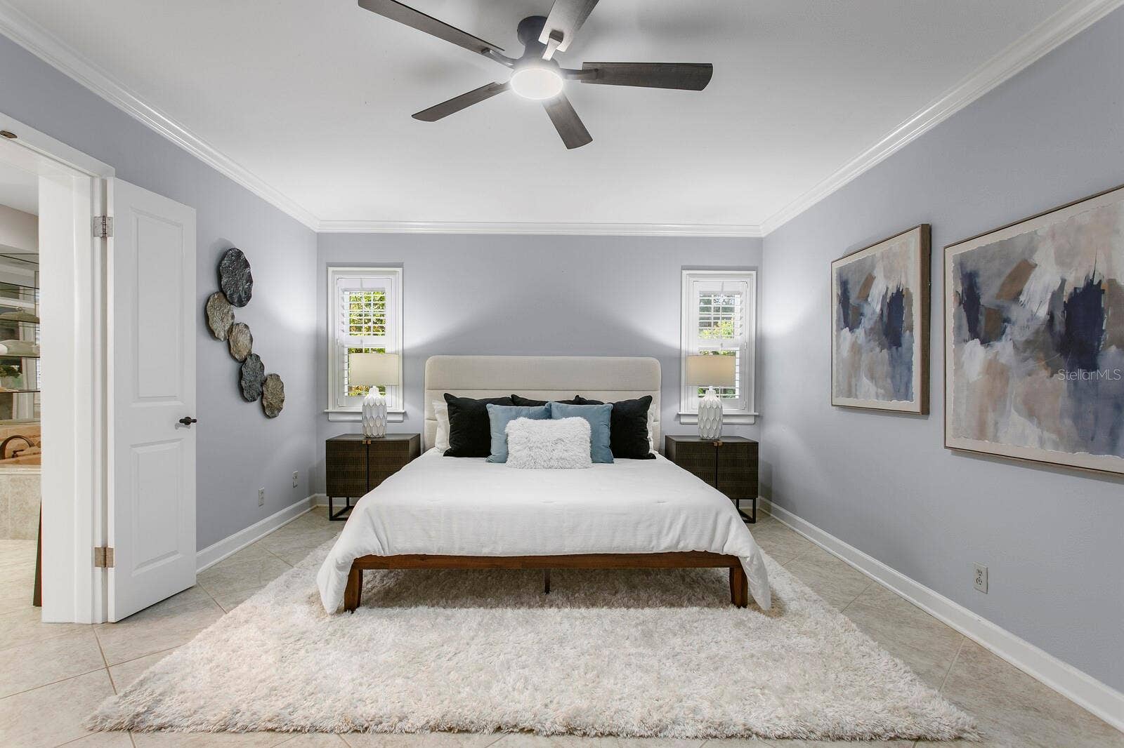 2930 W BAYSHORE COURT, Tampa, FL 33611 Primary Bedroom with ensuite to the left.