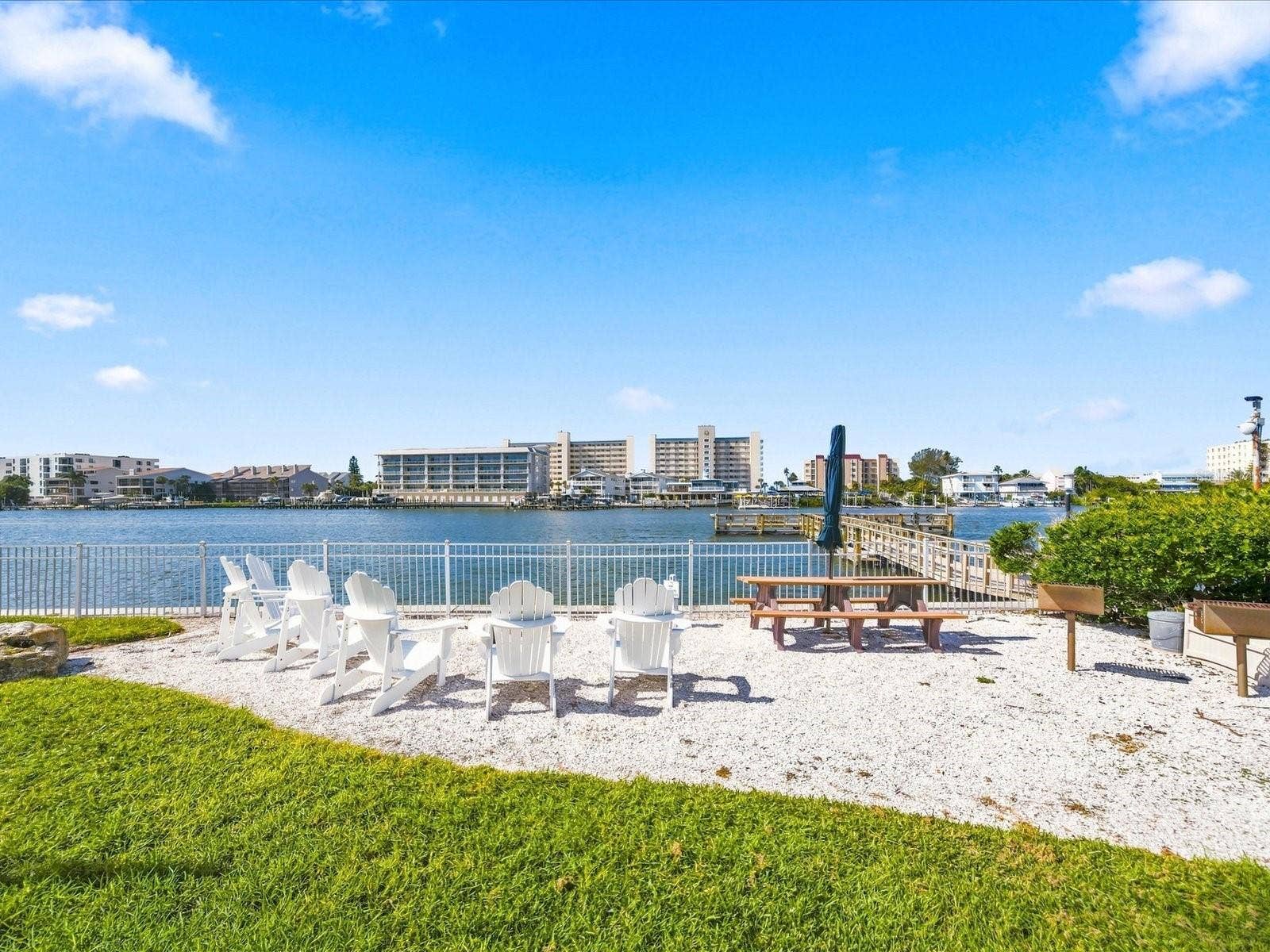 10469 IMPERIAL POINT DRIVE E, Largo, FL 33774 Community Fire Pit / Sitting Area