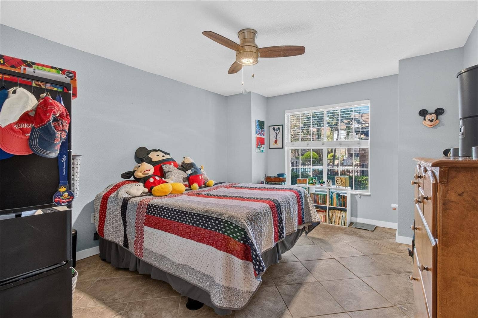 2500 WINDING CREEK BOULEVARD, #I106, Clearwater, FL 33761 Primary bedroom. View to the pool.