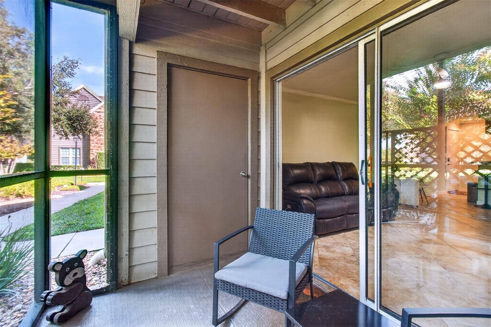 2500 WINDING CREEK BOULEVARD, #I106, Clearwater, FL 33761 Rear porch & storage closet