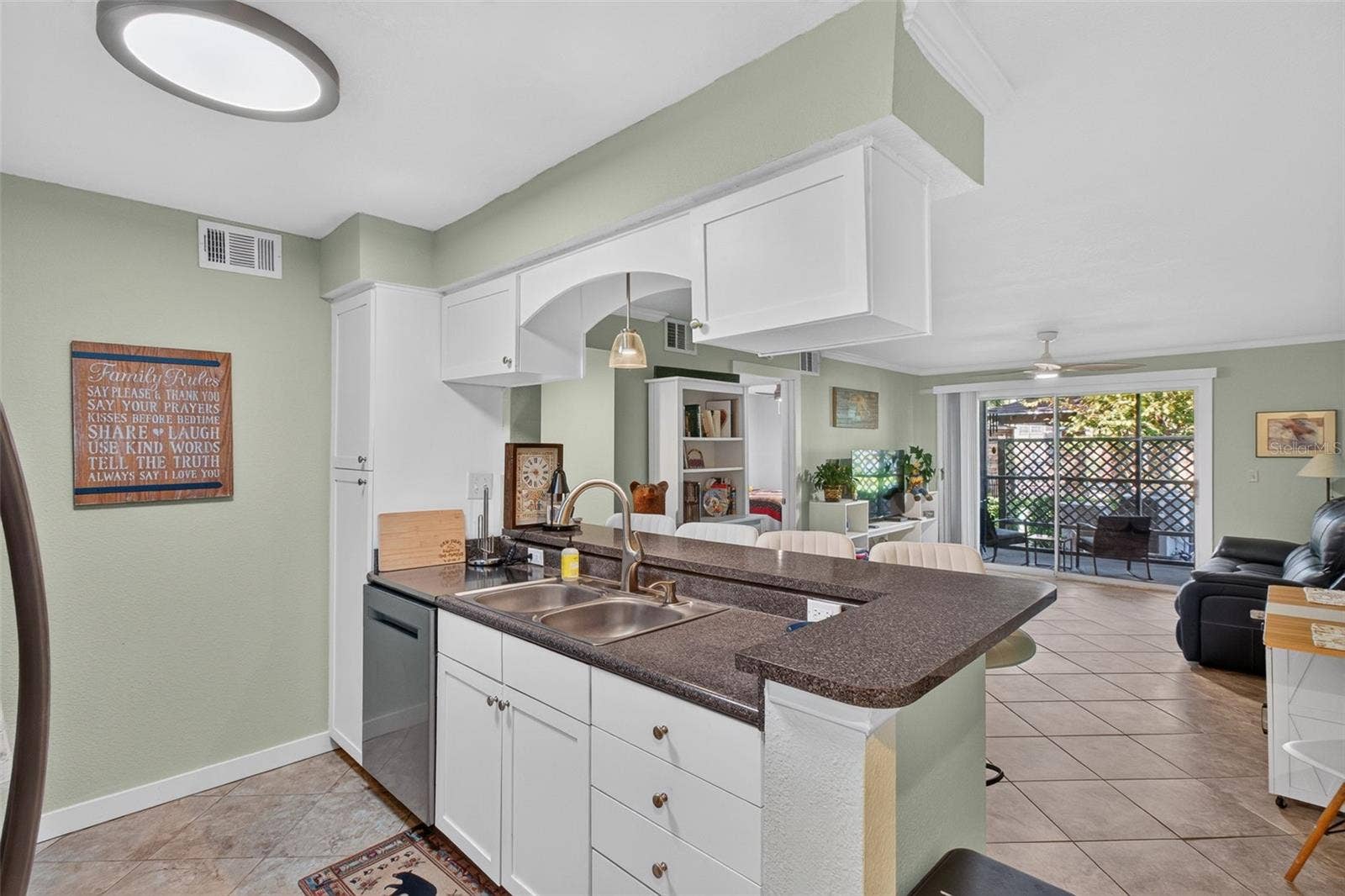 2500 WINDING CREEK BOULEVARD, #I106, Clearwater, FL 33761 Open Floor plan view from front door