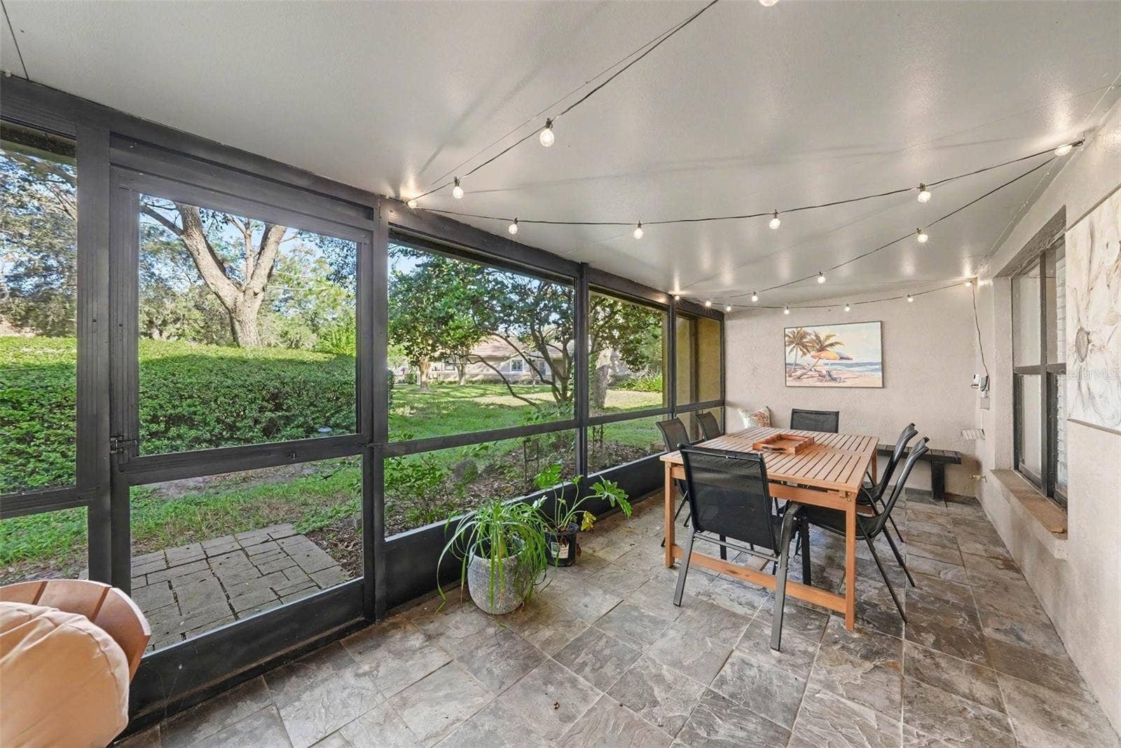 17544 FAIRMEADOW DRIVE, Tampa, FL 33647 Spacious Screened back porch
